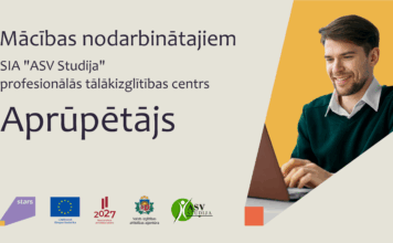ESF+ projekts Nr. 4.2.4.2/1/24/I/001 “Atbalsts pieaugušo individuālajās vajadzībās balstītai pieaugušo izglītībai”